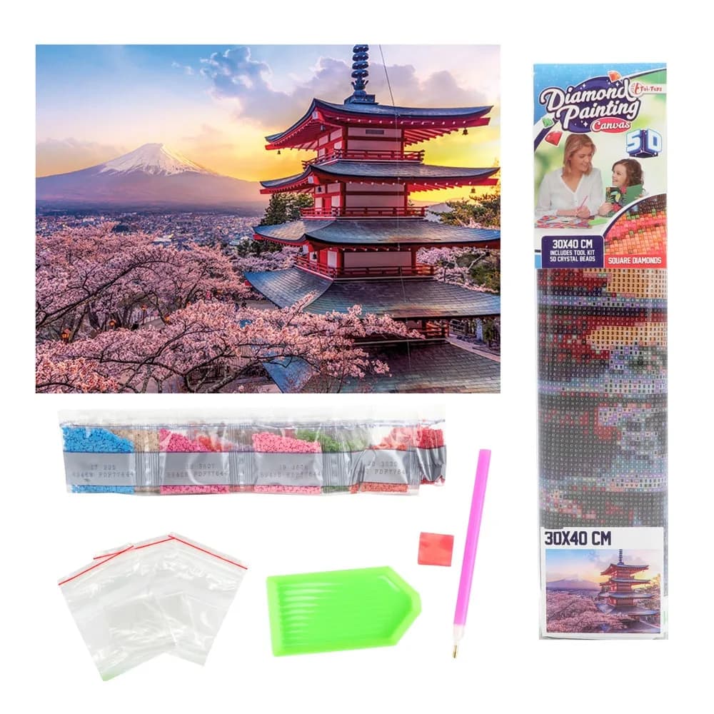 Set creatie cu diamante, 30x40 cm - Toi-Toys — miniatură