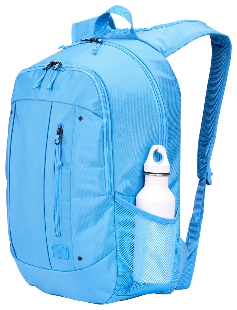 RUCSAC CASE LOGIC, pt. notebook de max. 15.6 inch, 2 compartimente, buzunar frontal | buzunar lateral x 2, waterproof, poliester, Sky Blue "WMBP115" 3205624 — miniatură
