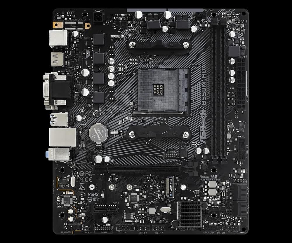 Placa de baza ASRock B550M-HDV, Socket AM4, DDR4, Micro-ATX