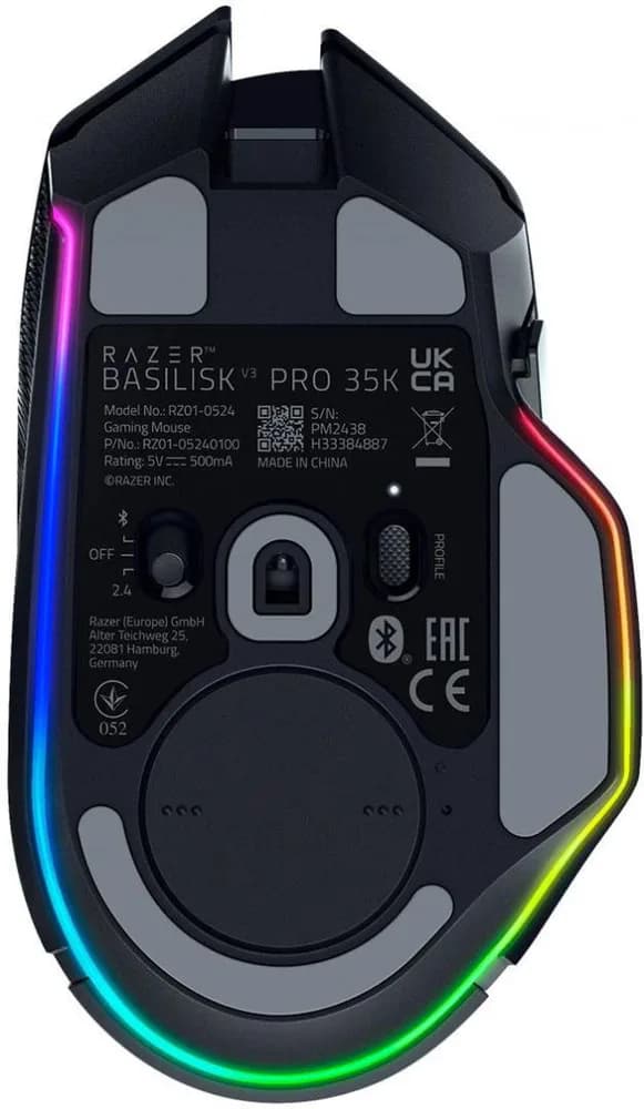 Mouse Gaming Wireless Razer Basilisk V3 Pro 35K, 35000 dpi, negru — miniatură