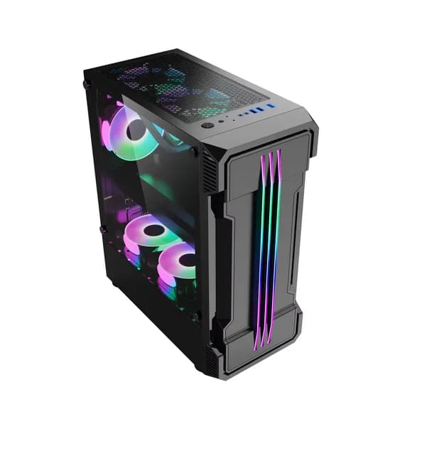 Carcasa PRO GAMING ZERG, RGB, Mid Tower, Black — miniatură