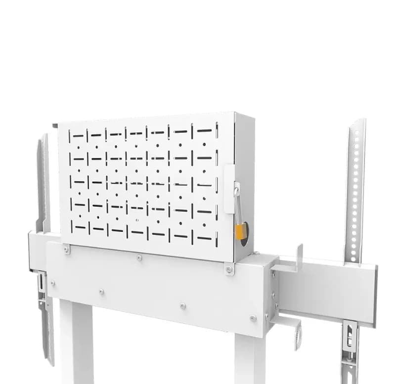 Stand motorizat Neomounts by Newstar WL55-875WH1 100" 110kg VESA 800x600mm, ajustabil pe inaltime 98-163cm, alb — miniatură