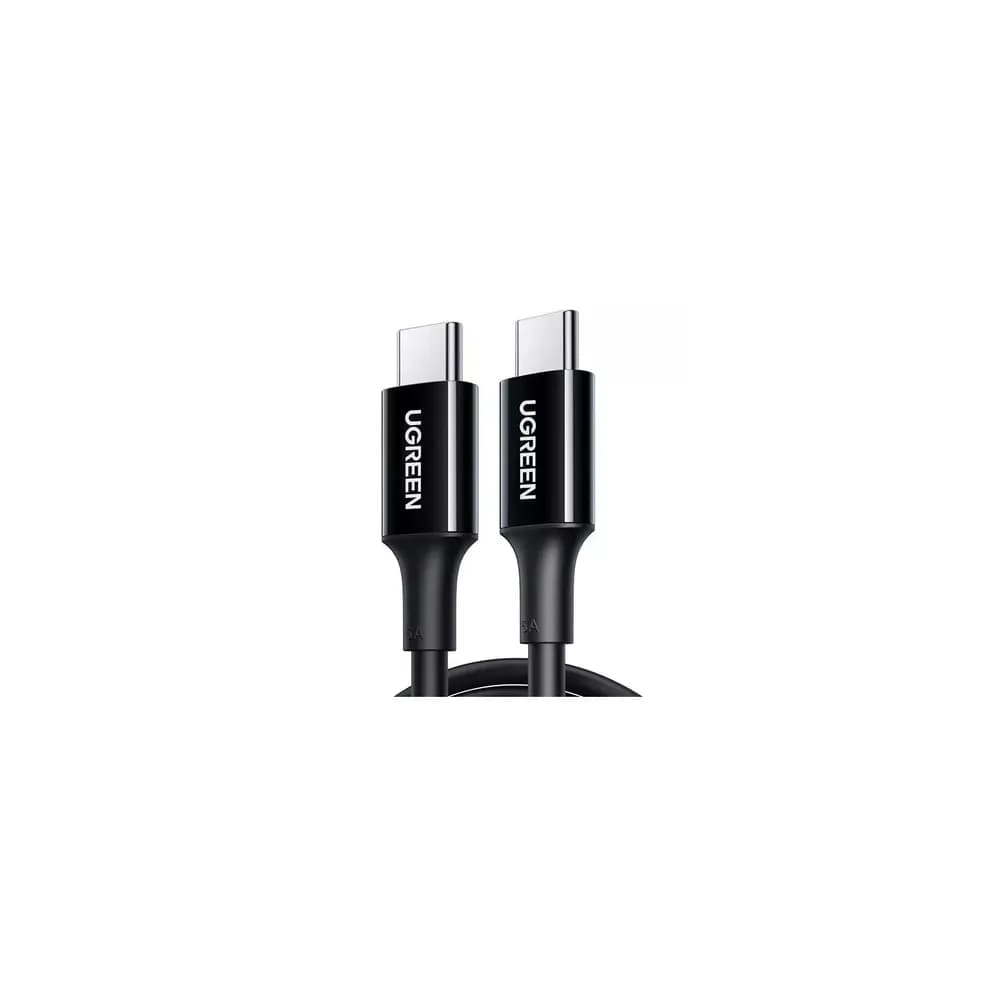 CABLU alimentare si date Ugreen, "US300", Fast Charging Data Cable pt. smartphone,USB Type-C la Type-C, 1m, negru "80371" - 6957303883714