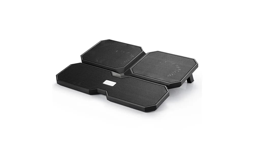 STAND DEEPCOOL notebook 15.6" MULTI CORE X6, sita metal, 4 x fan 10cm, 2 x port USB, control fan cu 4 setari, design futurist, black, "DP-N422-MCX6"