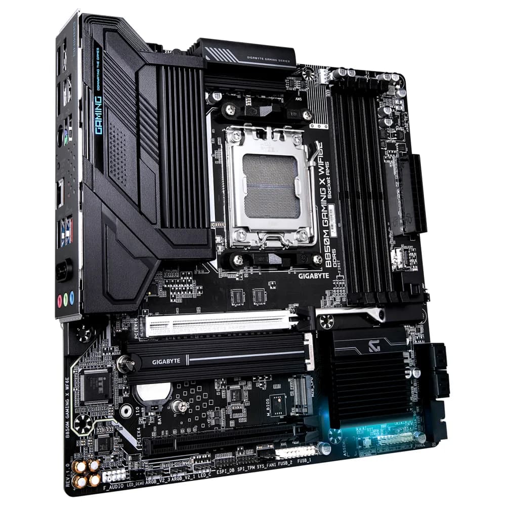 Placa de baza Gigabyte B850M GAMING X WIFI6E, Socket AM5, DDR5, Micro-ATX — miniatură