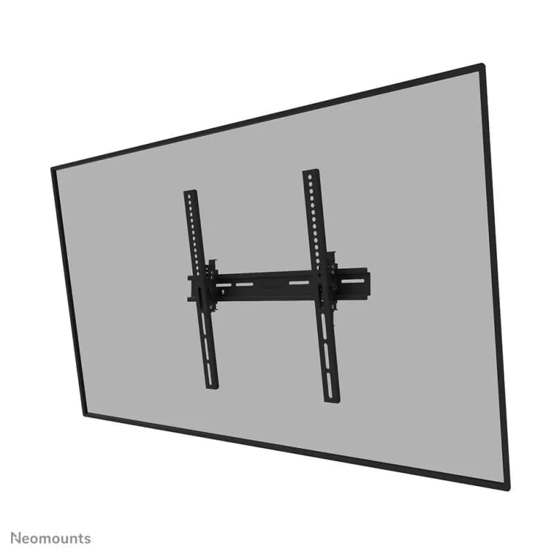 Suport perete Neomounts WL35-350BL14; pentru display-uri cu diagonale 32"-65", sistem de prindere VESA 50x50~400x400, greutate maxima suportata 35kg, tilt +10°, -2°, distanta fata de perete 460; lockable - lacătul nu este inclus; culoare negru.