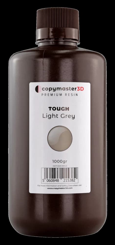 Rășină 3D Copymaster3D Tough UV ABS Like – 1 kg – Light Grey