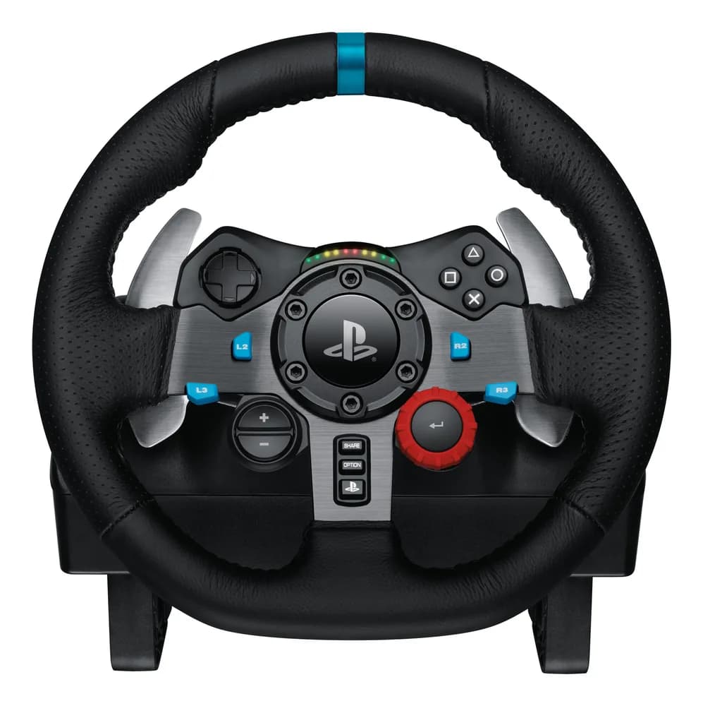 LOGITECH G29 EU + G435 Black Gaming Controller Aluminium Black USB Steering wheel + pedals + headset PC "991-000539" — miniatură