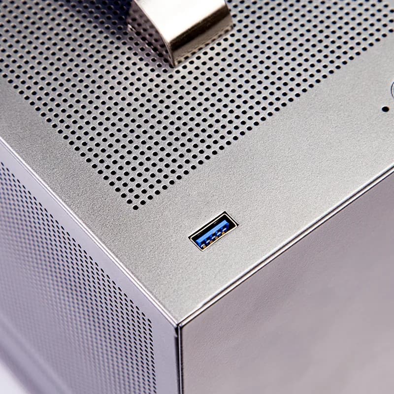 CARCASA PCCOOLER, Mini Tower, ITX, fara sursa, fereastra laterala tip MESH, gri, USB 3.2 gen 1 x 1, USB Type-C x 1, "MINI I100G PRO MESH" — miniatură