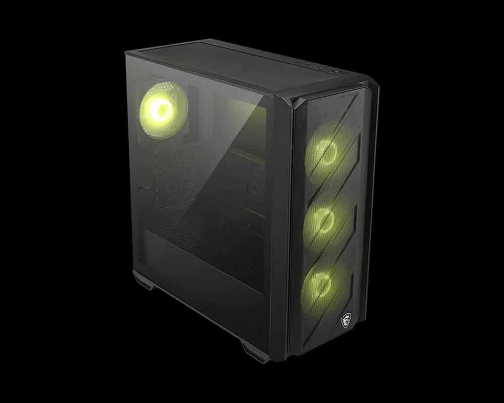 Carcasa MSI MAG FORGE 140A B65, Mid-Tower, ATX, sursa 650W inclusa, Negru "MAG FORGE 140A B65" — miniatură