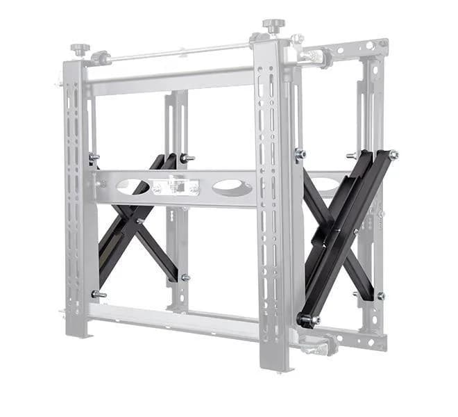 Suport perete cu pop-out B-Tech pentru ecrane cu diagonale intre 42"-120", greutate maxima suportata 125kg, VESA min. 200x100, VESA max. 400x400, distanta maxima de la perete 29.3 cm, sistem Push to open/push to close, se poate monta atat pe perete cat si pe bara, negru — miniatură