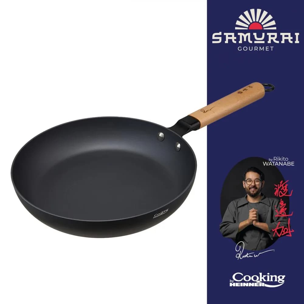 TIGAIE ALUMINIU 26X5 CM, RIKITO WATANABE, SAMURAI GOURMET, COOKING BY HEINNER — miniatură