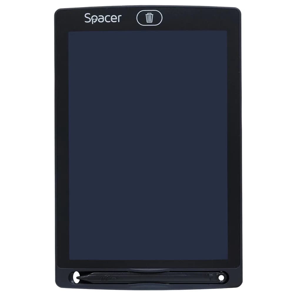 TABLETA LED SPACER pentru scris si desenat, interactiva, e-learning, 8.5 display, black, baterie CR1220 "SPTB-LED" — miniatură