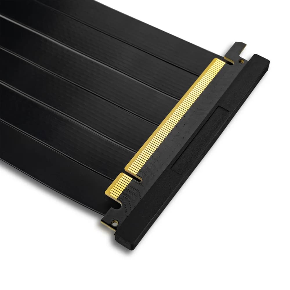 Riser Cable PCCooler "RC185" PCI-E 3.0, 185mm, negru "RC185 BK 4.0" — miniatură