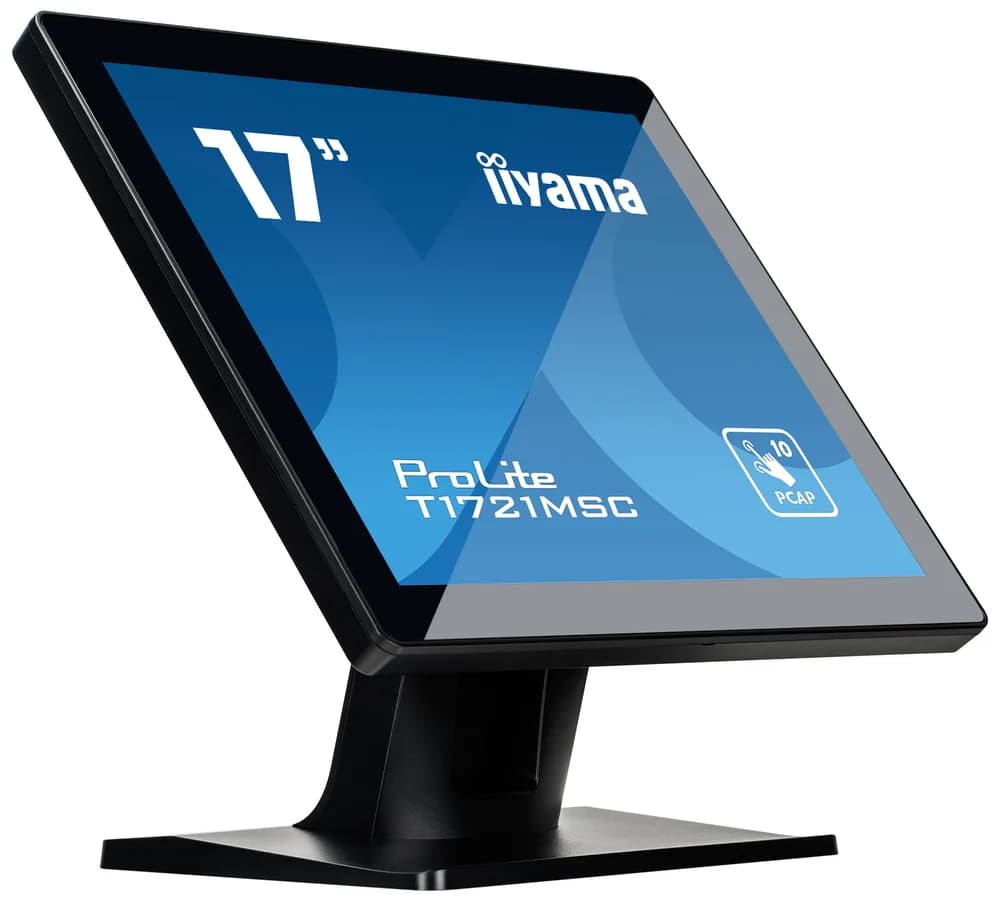 Monitor LED Touchscreen Iiyama ProLite T1721MSC-B2, 17inch, 1280x1024, 5ms, Black "T1721MSC-B2"