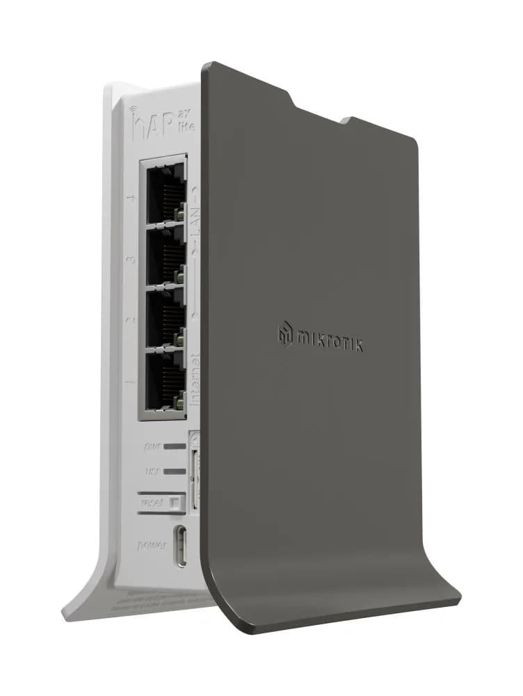 MIKROTIK L41G-2axD&FG621-EA hAP ax Lite LTE6 4xGbE LAN 802.11ax 2.4GHz Wi-Fi 1x SIM Slot LTE6 Modem Router "L41G-2AXD&FG621-EA"