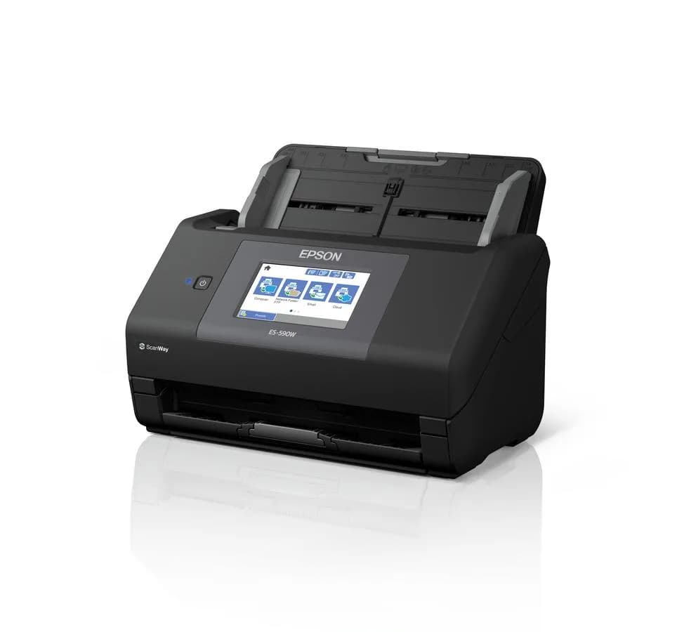 Scanner Epson WorkForce ES-590W, A4, Automat, Sheetfed, USB + WLAN + LAN — miniatură