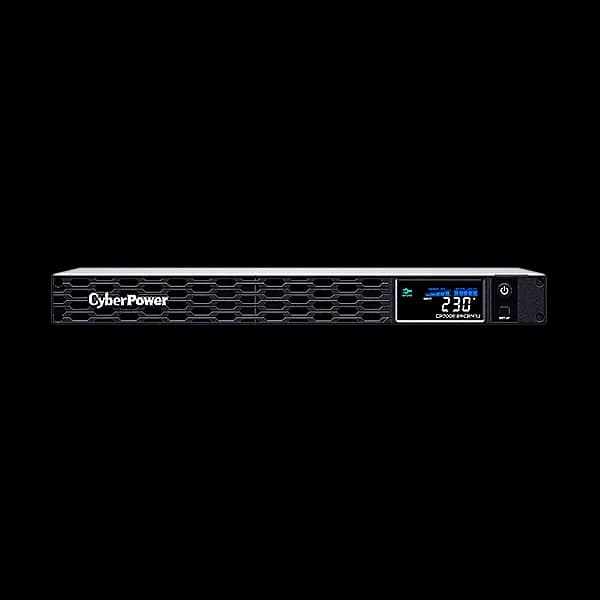 UPS CYBER POWER Line Int. cu Sinusoida Pura,rack 1U, 700VA/ 420W AVR,6xIEC,LCD,2x 6V/8Ah,Backup 2-9min,incarc.8h,USB,RS232,RJ45,slot SNMP,GreenP,seria CP "CP700EIPFCRM1U"