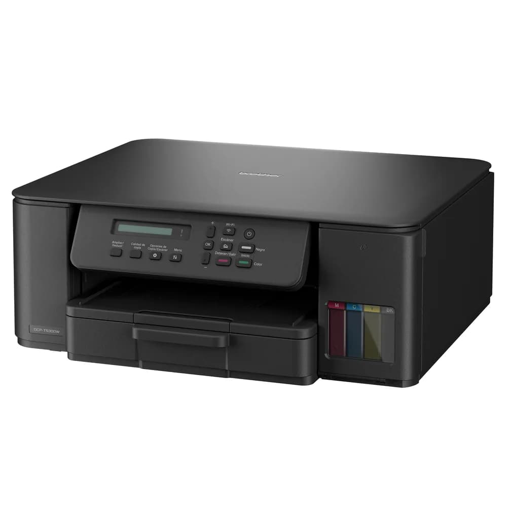 Multifunctional Inkjet CISS Color brother DCP-T530DW, A4, Functii: Impr.|Scan.|Cop., Viteza de Printare Monocrom: 16ppm, Viteza de printare color: 9ppm, Conectivitate:USB|WIFI, Duplex:Da, ADF:Nu(incl.TV 11lei) "DCPT530DWYJ1" — miniatură