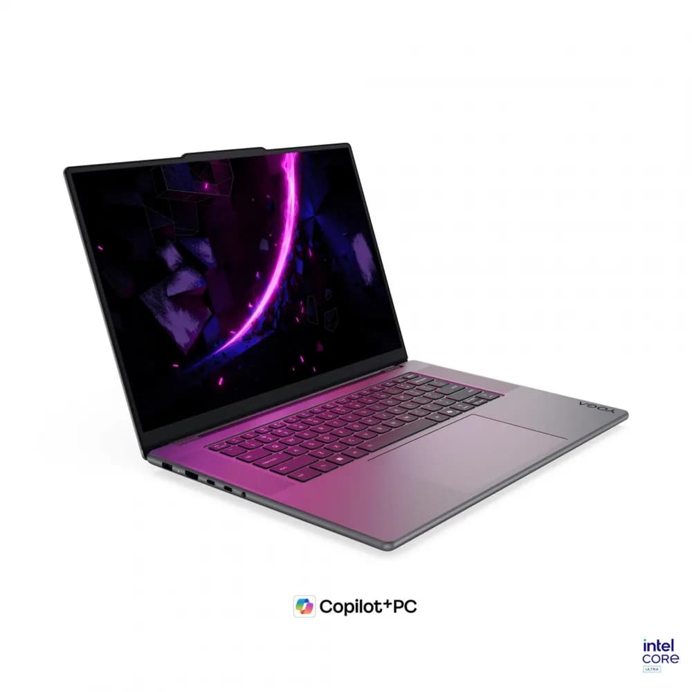 Laptop Consumer LENOVO Yoga Pro 9 16IPH11, cu procesor Intel Core Ultra 7 356H, 16'' OLED, 32 GB LPDDR5x, 1 TB, NVIDIA GeForce RTX 5060, 8GB GDDR7, Windows 11 Pro — miniatură