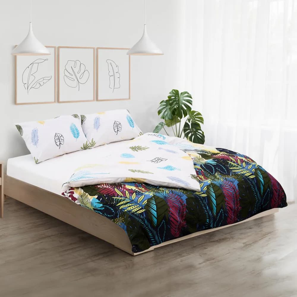 Lenjerie kingsize, bumbac,132 TC, Lora — miniatură
