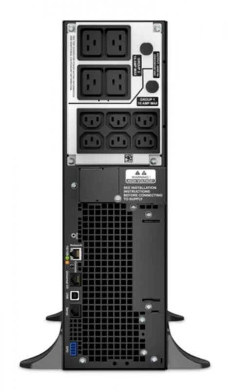 UPS APC Smart-UPS SRT online dubla-conversie 5000VA / 4500W 6 conectori C13 4 conectori C19 extended runtime convertibil rack, baterie APCRBC140,optional extindere garantie cu 1/3 ani (WBEXTWAR1YR-SP- 05/WBEXTWAR3YR-SP-05),3 ani garantie echipament si 2 ani garantie baterie
