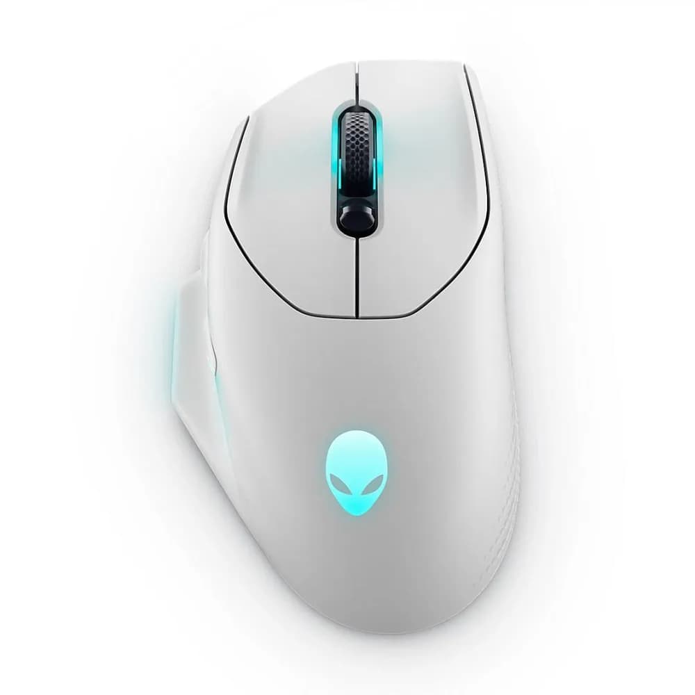 Mouse Gaming Wireless DELL AW620M, 26000 dpi, Lunar Light