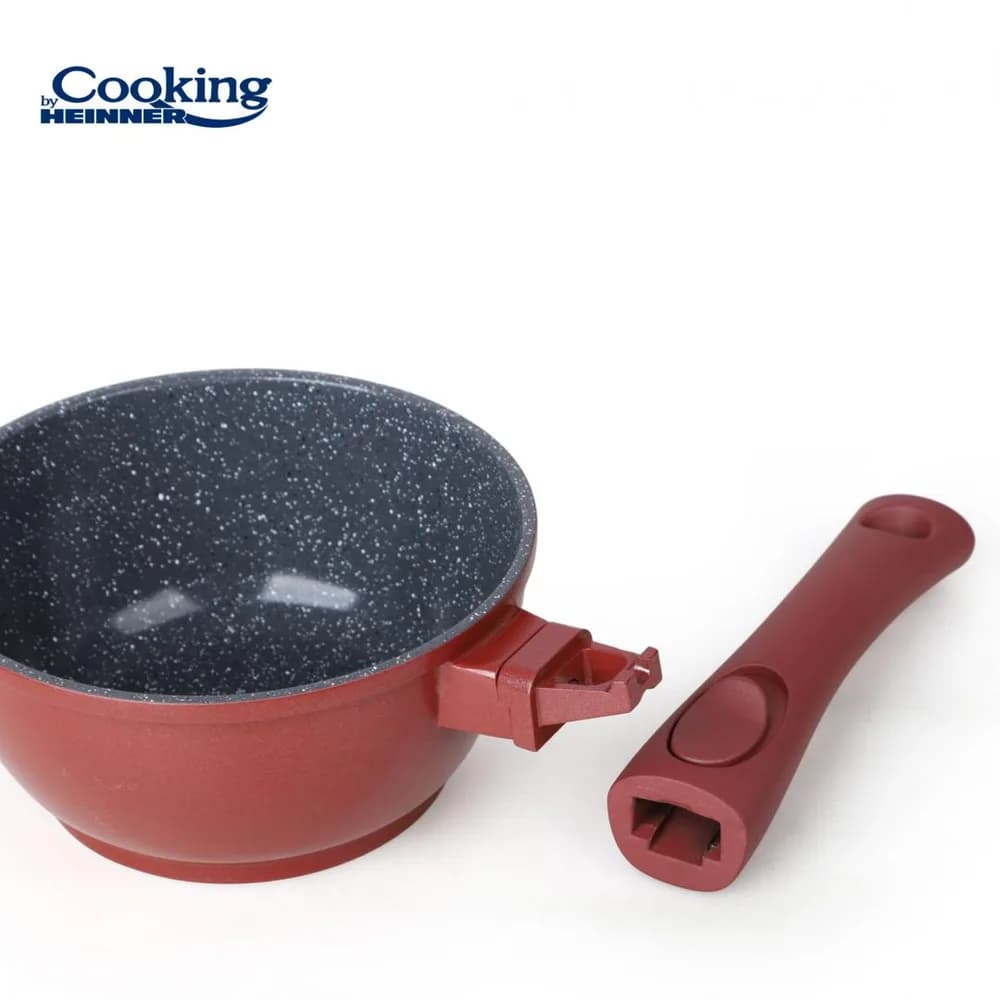 CASEROLA ALUMINIU+CAPAC 16x8CM, 1.3 L, CALABRIA, COOKING BY HEINNER — miniatură
