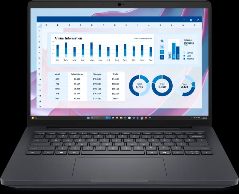Laptop Workstation DELL Pro Max 14, cu procesor Ryzen AI 7 PRO 350, 14'' IPS, 16 GB LPDDR5x, 512 GB, AMD Radeon 860M, Windows 11 Pro