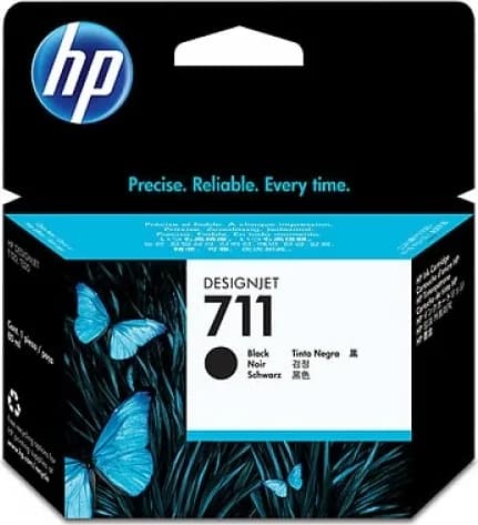 Cartus Cerneala Original HP Black, nr.711, pentru DesignJet T120|T520,38ml, "CZ129A"