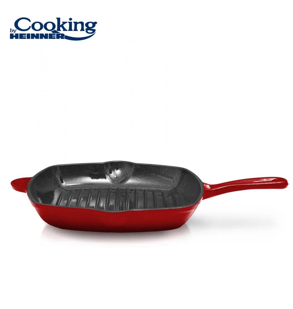 TIGAIE GRILL FONTA 26.5X4.5 CM, RED LINE, COOKING BY HEINNER — miniatură