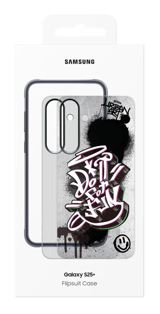 Capac protectie spate Flipsuit (Rugged) Galaxy S25 Plus (S936) Negru "EF-JS936CBEGWW" — miniatură