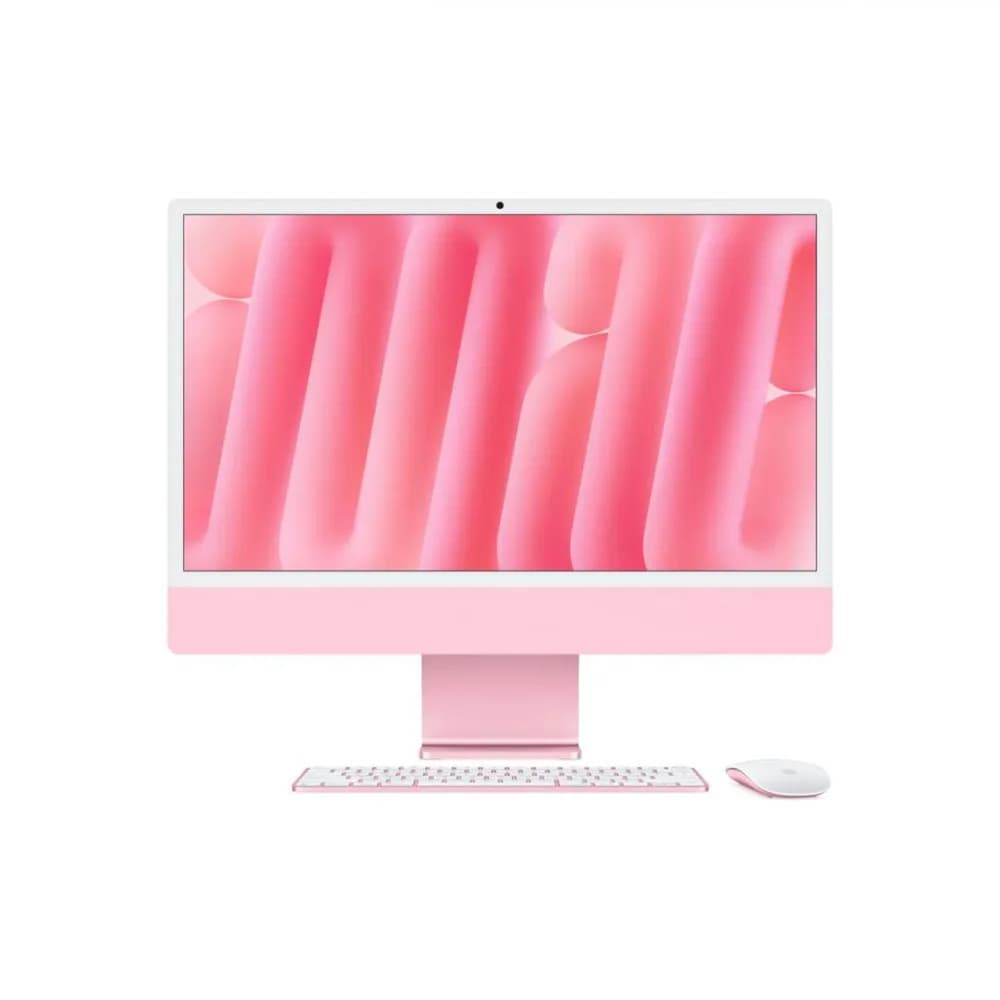 Apple iMAC 24" Retina 4.5k/ Apple M4 (CPU 10-core, GPU 10-core, Neural Engine16-core)/24GB/512GB - Pink - INT KB (2024) — miniatură