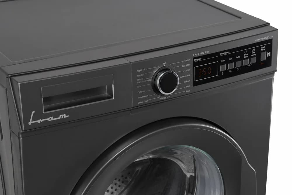 Masina de spalat rufe FRAM FWM-V814T2SD+++, 8 kg, 1400 rpm, Clasa: D, Gri — miniatură