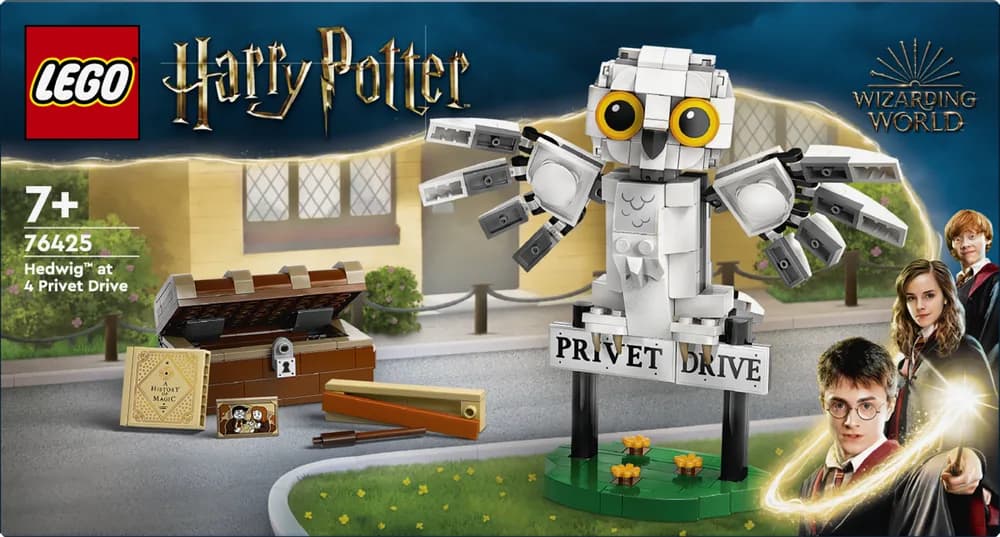 HEDWIG PE PRIVET DRIVE NR. 4, LEGO 76425 — miniatură