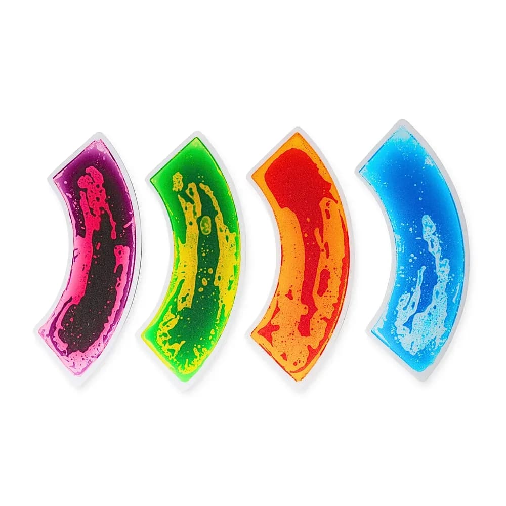 Dale cu lichid curbate – set de 4 — miniatură