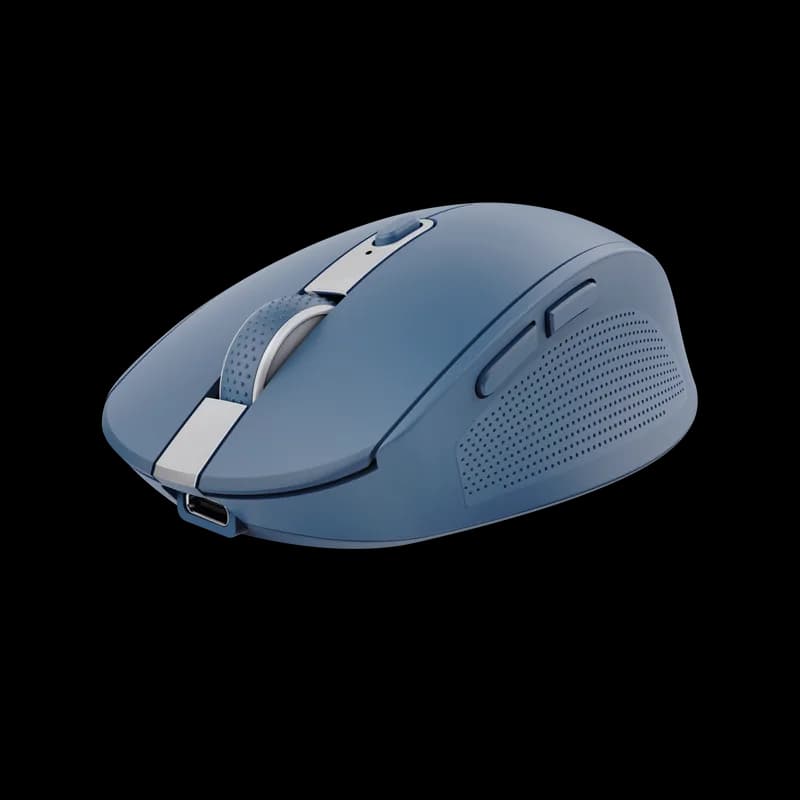 Mouse Wireless Trust Ozaa, 3200 DPI, Albastru