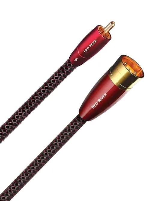 Cablu audio XLR - RCA AudioQuest Red River, 3m