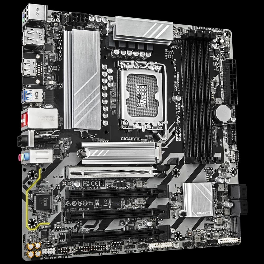 Placa de baza GIGABYTE B860M DS3H WIFI6E "B860M DS3H WIFI6E" — miniatură