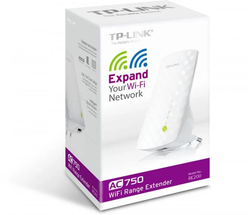 Range Extender TP-Link RE200, AC750, OneMesh™, Dual-Band, Smart Roaming — miniatură