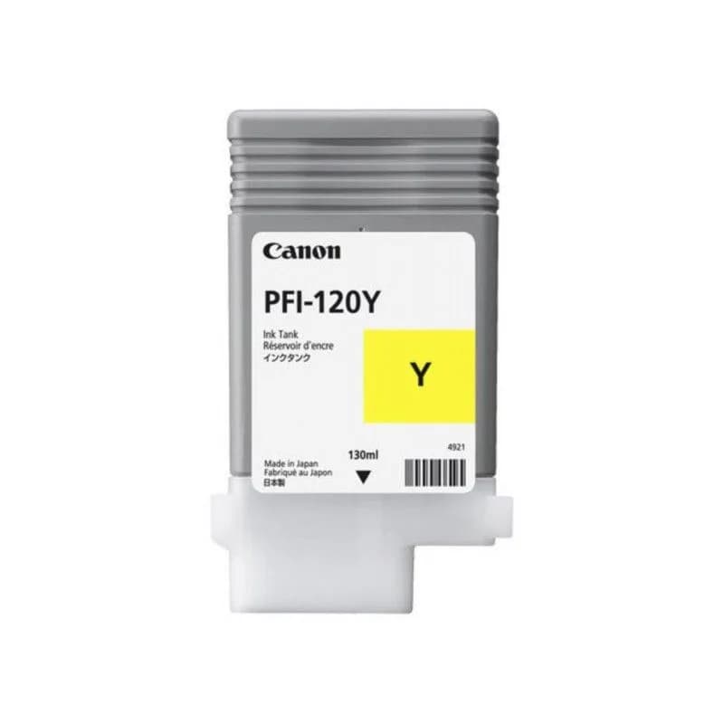 Cartus Cerneala Original Canon Yellow, PFI-120Y, pentru IPF TM-200|TM-205|TM-300|TM-305, 130ml,NOPP, "2888C001AA"