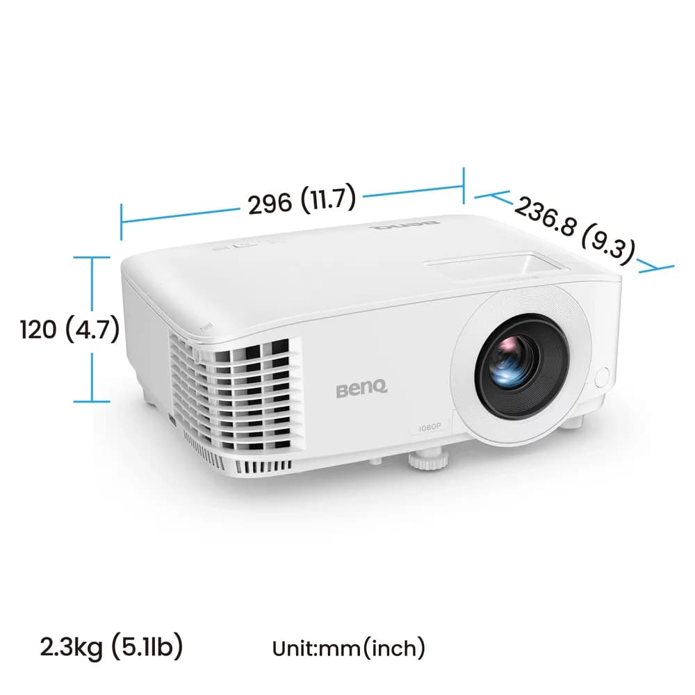 Videoproiector BenQ TH575i, Full HD (1920x1080), 3.800 lumeni, 16:9, 15.000:1, lampa 6.000 ore/ 15.000 ore ecomode, zoom 1.1x, 2* HDMI, USB Type A, RS232, boxa 10W, audio out, dongle smart BenQ QS01 cu Google TV si WiFi integrat, telecomanda cu baterii incluse, 2.3 kg, 29-34 dB, culoare alb — miniatură