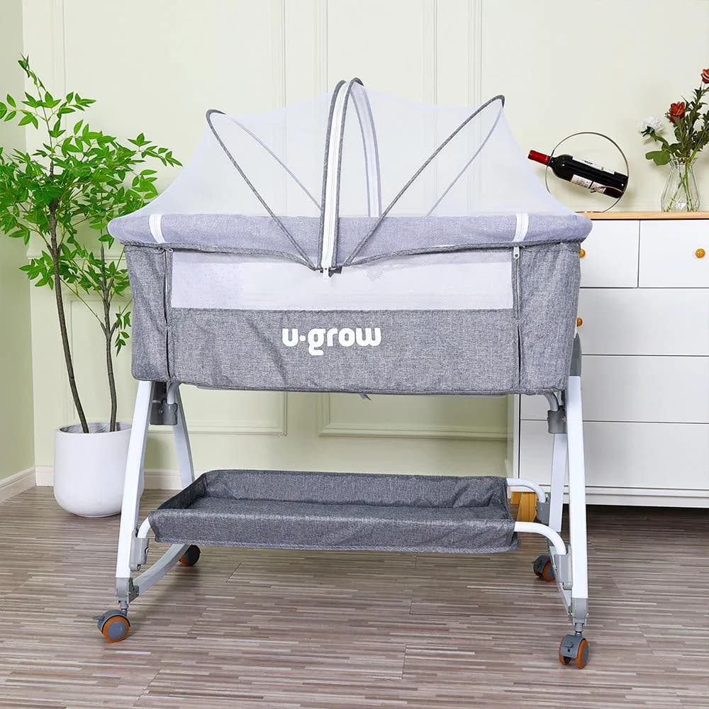 Patut 2 in 1 Co-Sleeper cu functie de leagan, U-Grow — miniatură