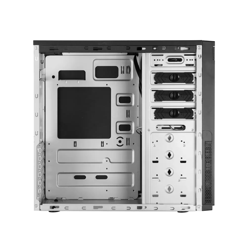 CARCASE Chieftec, "Elox" middle tower Black, 2xUSB 3.0,2x USB 2.0,1x USB typeC , "HC-10B-OP" — miniatură