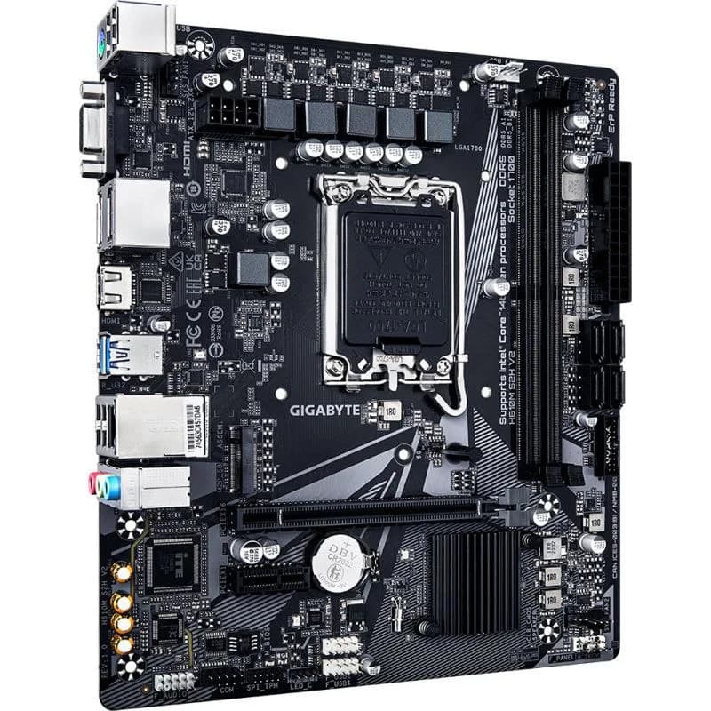 Placa de baza Gigabyte H610M S2H V2, Socket 1700, DDR5, Micro-ATX — miniatură