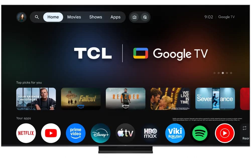 Televizor QD-MiniLED TCL 65MQLED75L, 164 cm, Smart Google TV, 4K (Model 2026) — miniatură