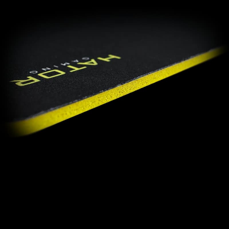 Mousepad Gaming HATOR Tonn L, 500 x 420 mm, Negru — miniatură