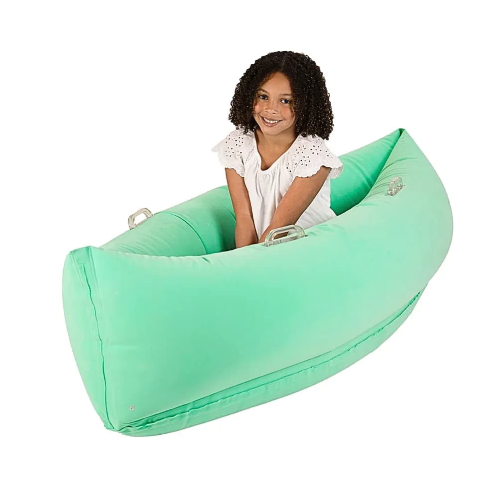 Peapod Gonflabil Îmbrățișare Canoe Senzorială 1,5m/Verde – de la Bouncyband