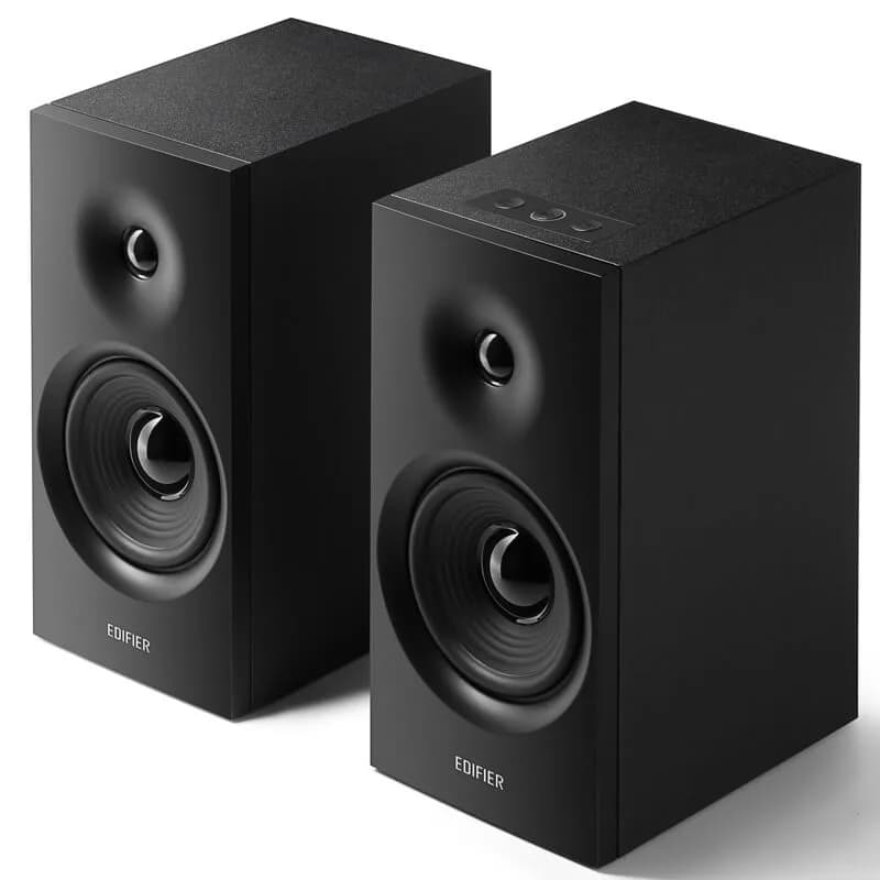 BOXE EDIFIER 2.0, RMS: 24W (2 x 12W), bluetooth, volum, 220V alimentare, black "R1080BT-BK" — miniatură