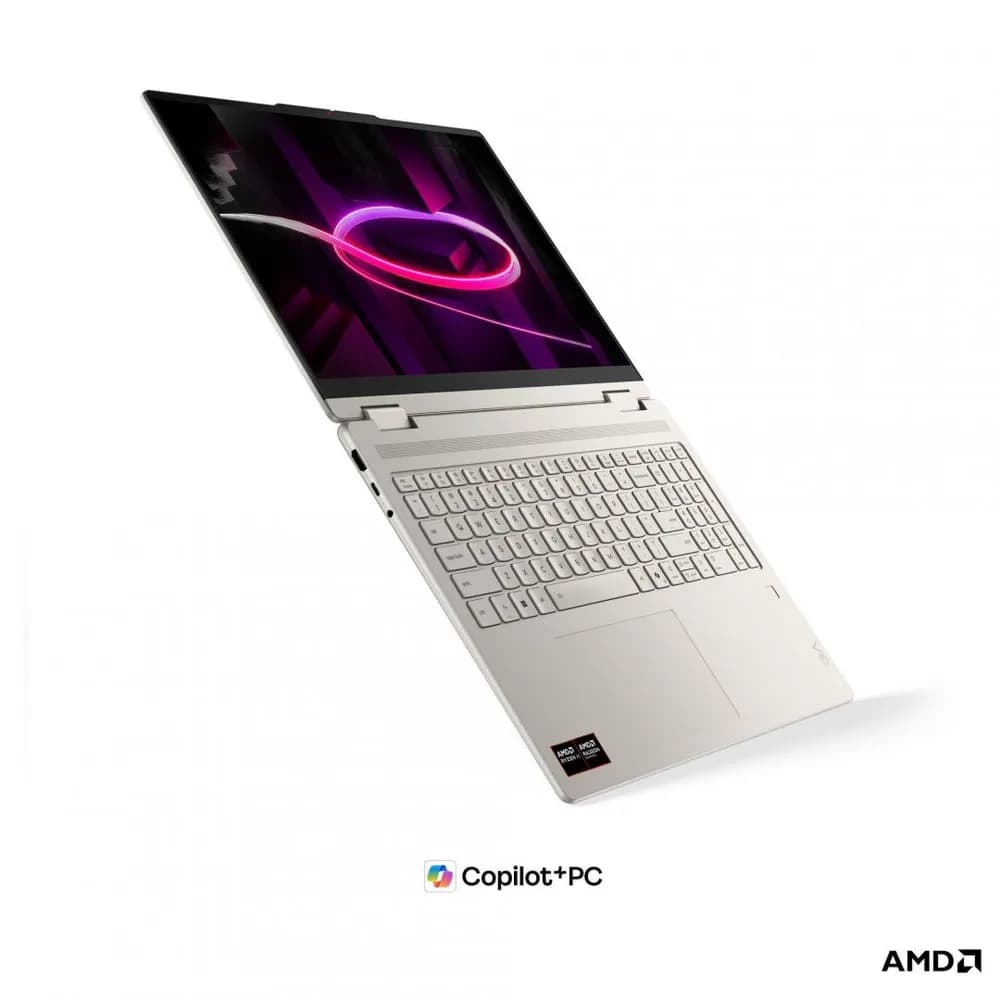 Laptop Consumer Lenovo Yoga 7 2-in-1 16AGP11 Copilot+ PC, cu procesor Ryzen AI 7 445, 16'' OLED, 24 GB LPDDR5x, 1 TB, AMD Radeon 840M, Fara OS — miniatură